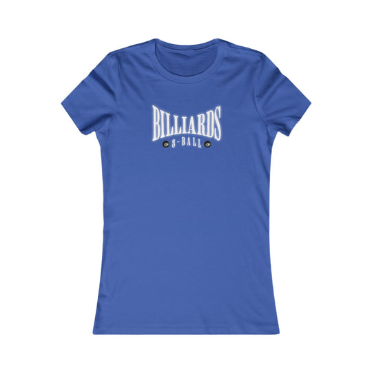 Billiards - 8 Ball - Women's Fitted Tee - BFLY BILLIARDS
