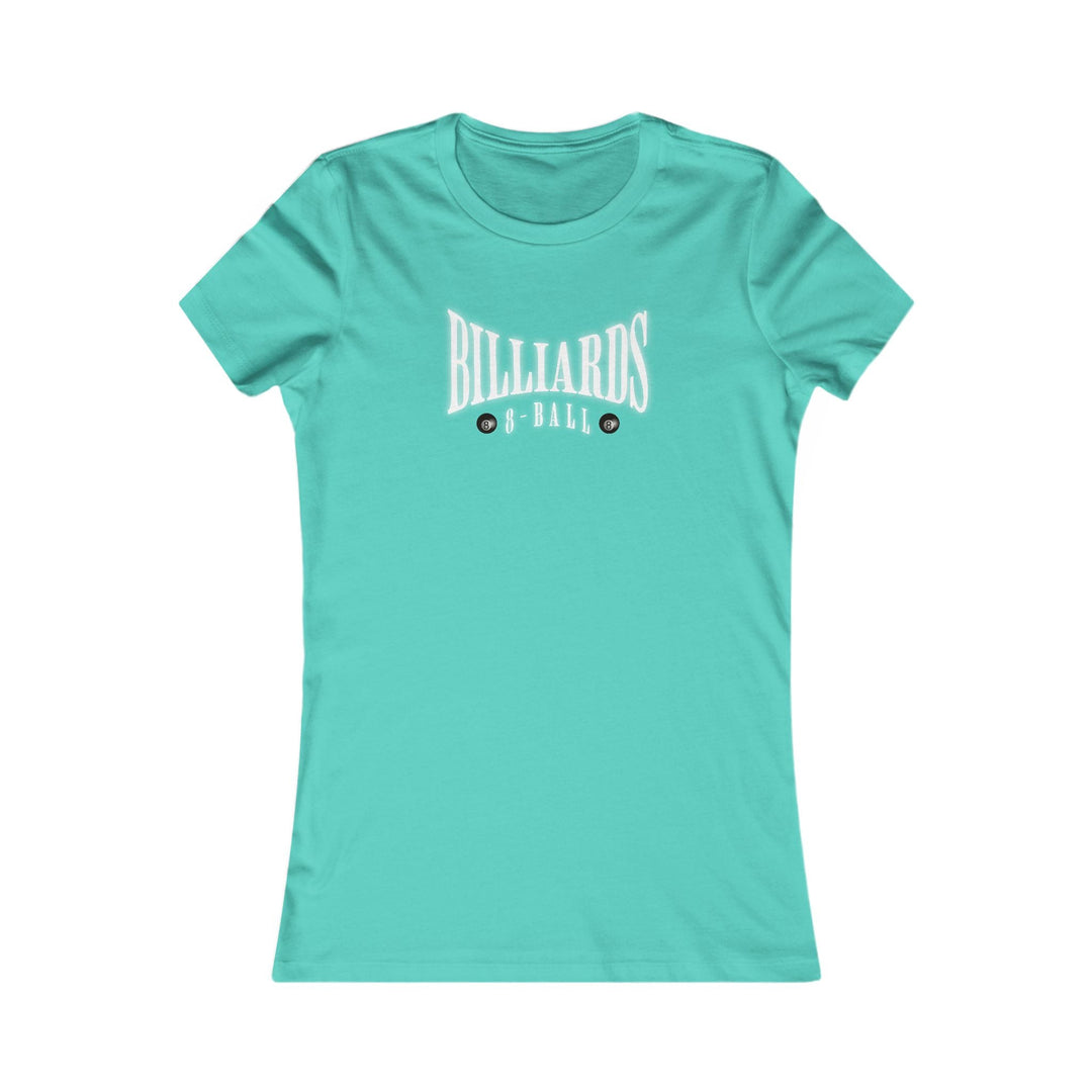 Billiards - 8 Ball - Women's Fitted Tee - BFLY BILLIARDS