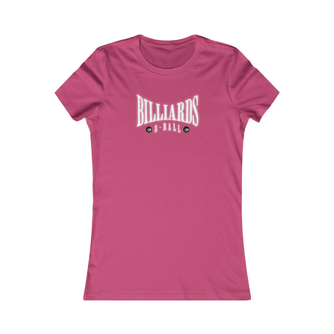 Billiards - 8 Ball - Women's Fitted Tee - BFLY BILLIARDS