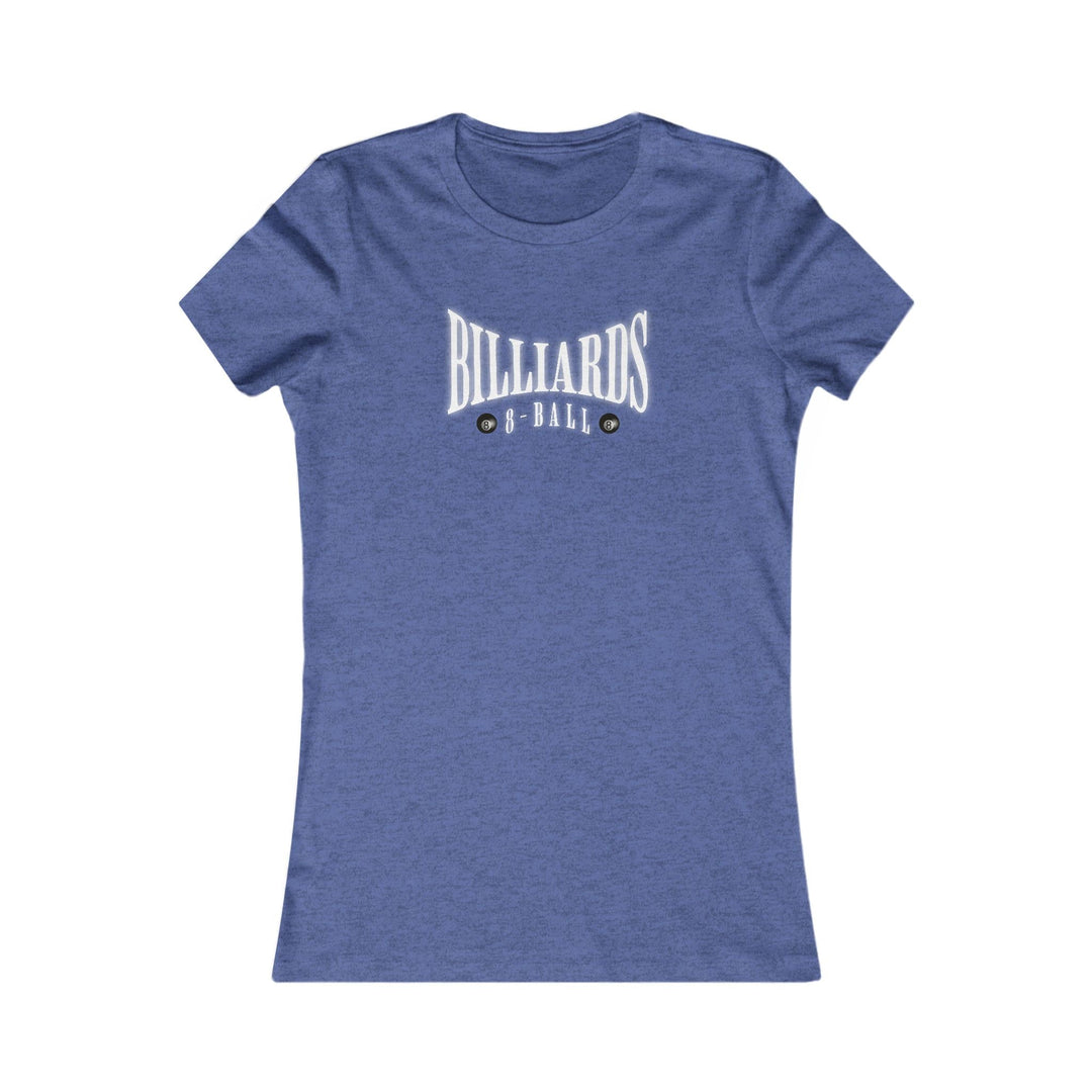 Billiards - 8 Ball - Women's Fitted Tee - BFLY BILLIARDS