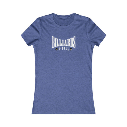 Billiards - 8 Ball - Women's Fitted Tee - BFLY BILLIARDS