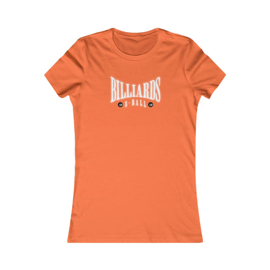 Billiards - 8 Ball - Women's Fitted Tee - BFLY BILLIARDS
