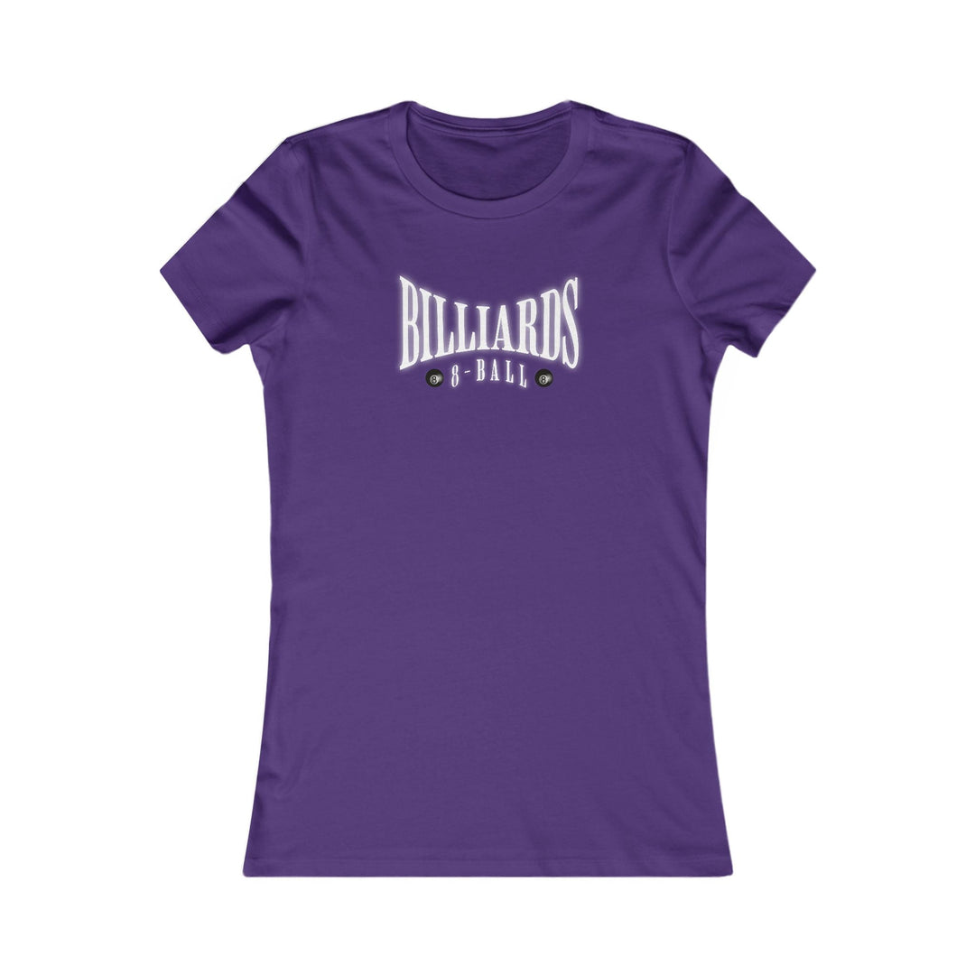 Billiards - 8 Ball - Women's Fitted Tee - BFLY BILLIARDS