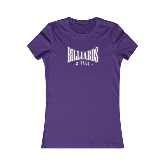 Billiards - 8 Ball - Women's Fitted Tee - BFLY BILLIARDS