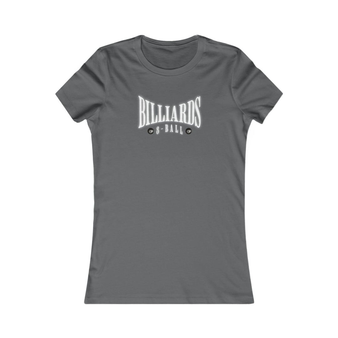Billiards - 8 Ball - Women's Fitted Tee - BFLY BILLIARDS
