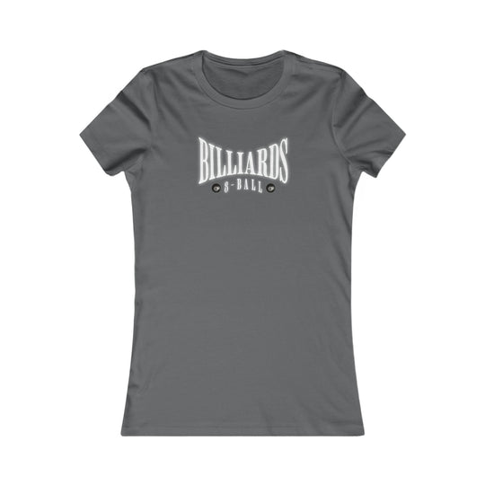 Billiards - 8 Ball - Women's Fitted Tee - BFLY BILLIARDS