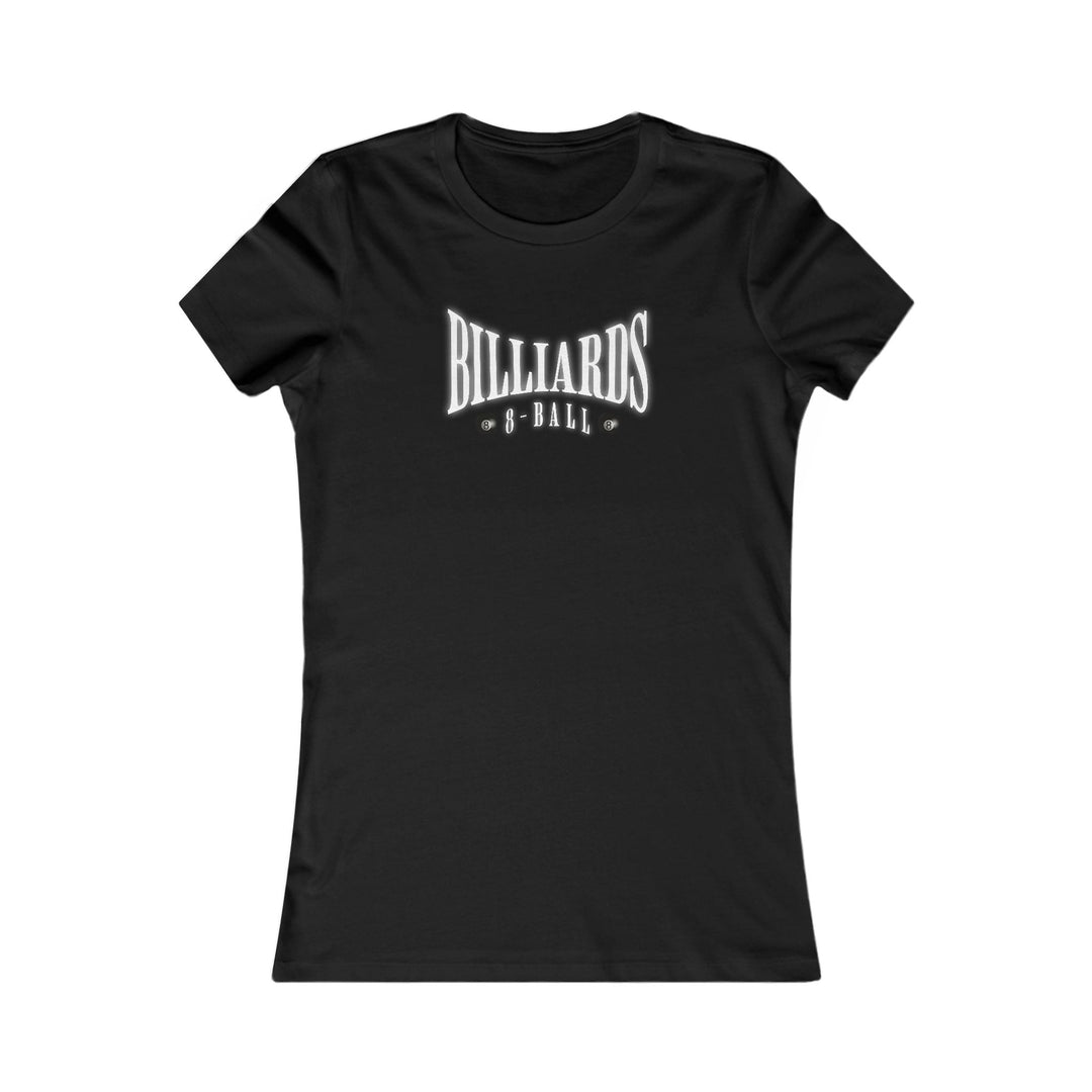 Billiards - 8 Ball - Women's Fitted Tee - BFLY BILLIARDS