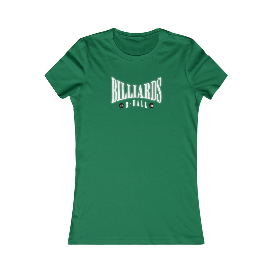 Billiards - 8 Ball - Women's Fitted Tee - BFLY BILLIARDS