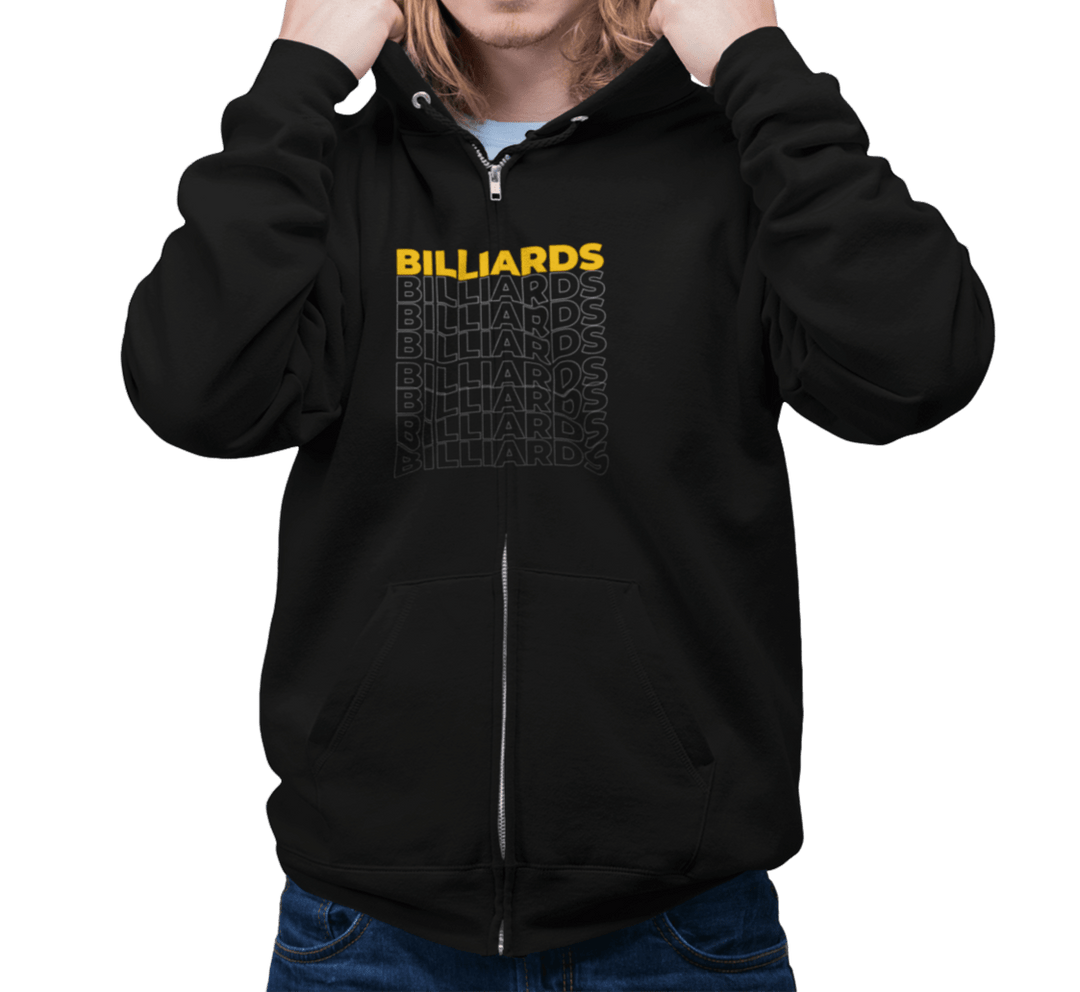 Billiards - Billiards - Billiards - Full Zip Hoodie - BFLY BILLIARDS