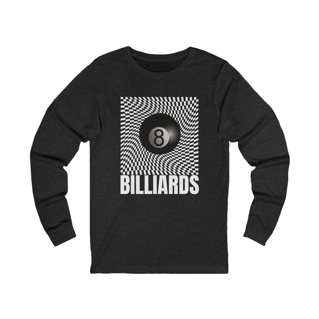 Billiards - Futuristic 8 Ball - Unisex Long Sleeve Tee - BFLY BILLIARDS