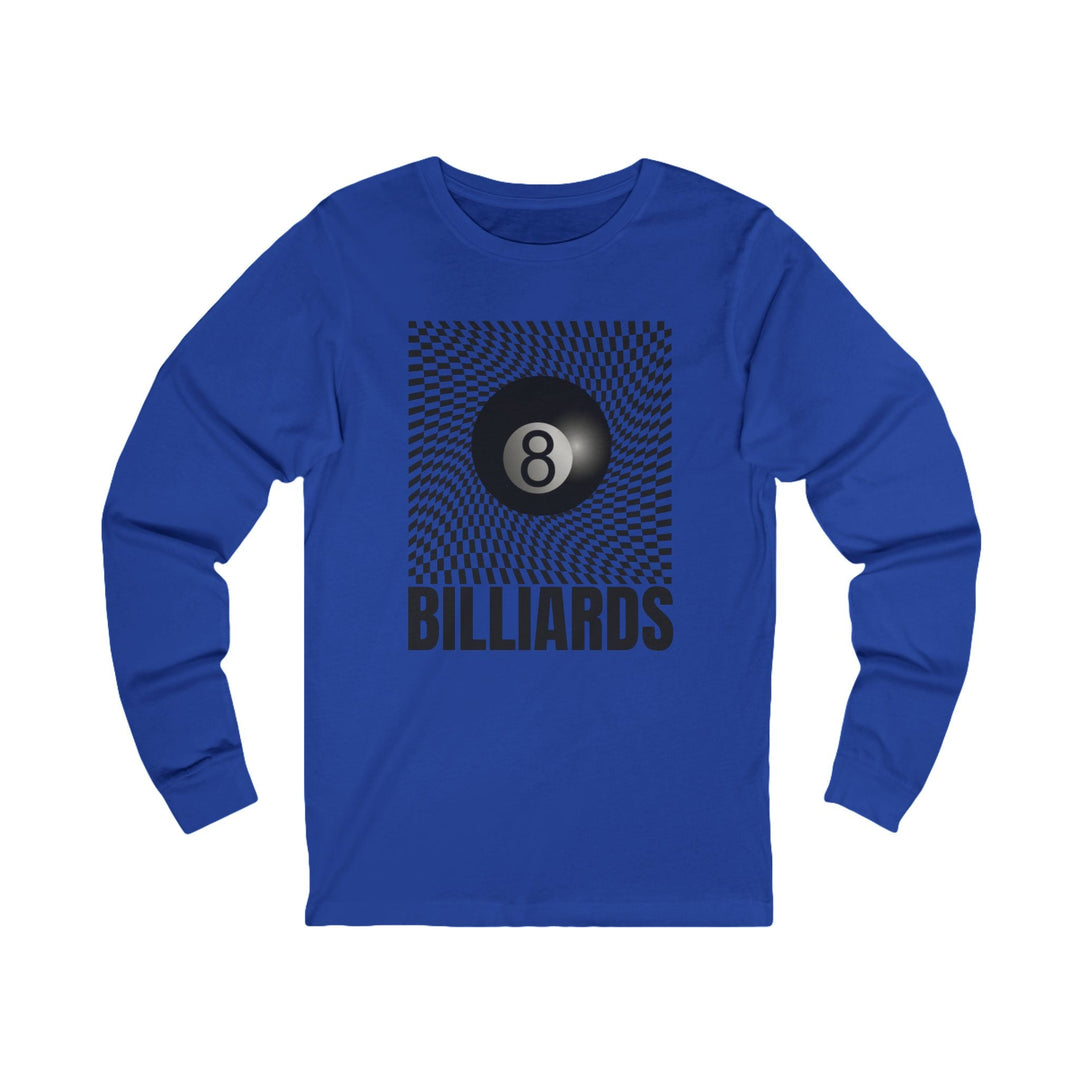 Billiards - Futuristic 8 Ball - Unisex Long Sleeve Tee - BFLY BILLIARDS