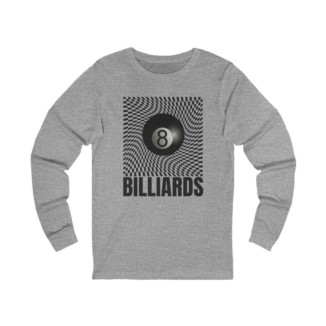 Billiards - Futuristic 8 Ball - Unisex Long Sleeve Tee - BFLY BILLIARDS