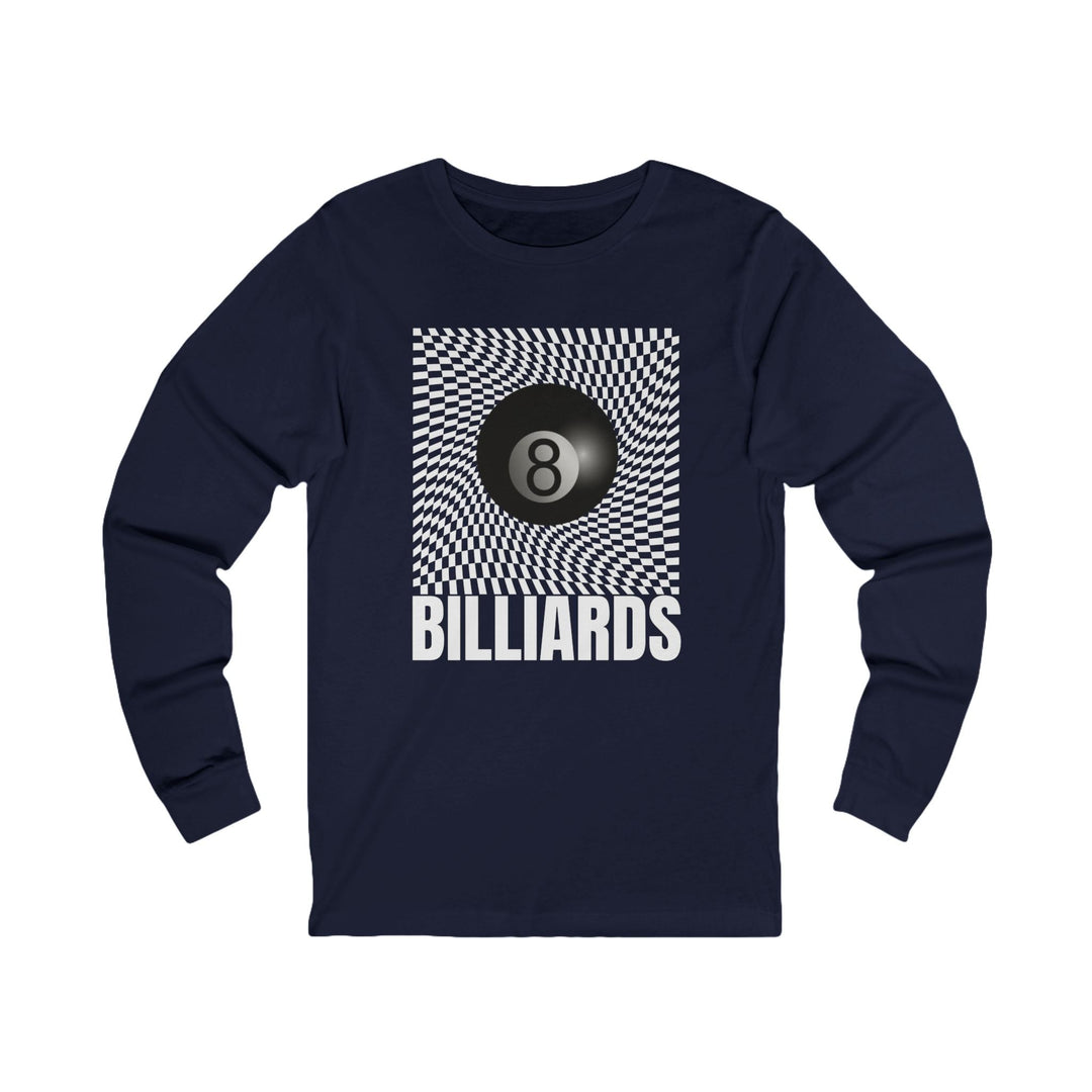Billiards - Futuristic 8 Ball - Unisex Long Sleeve Tee - BFLY BILLIARDS