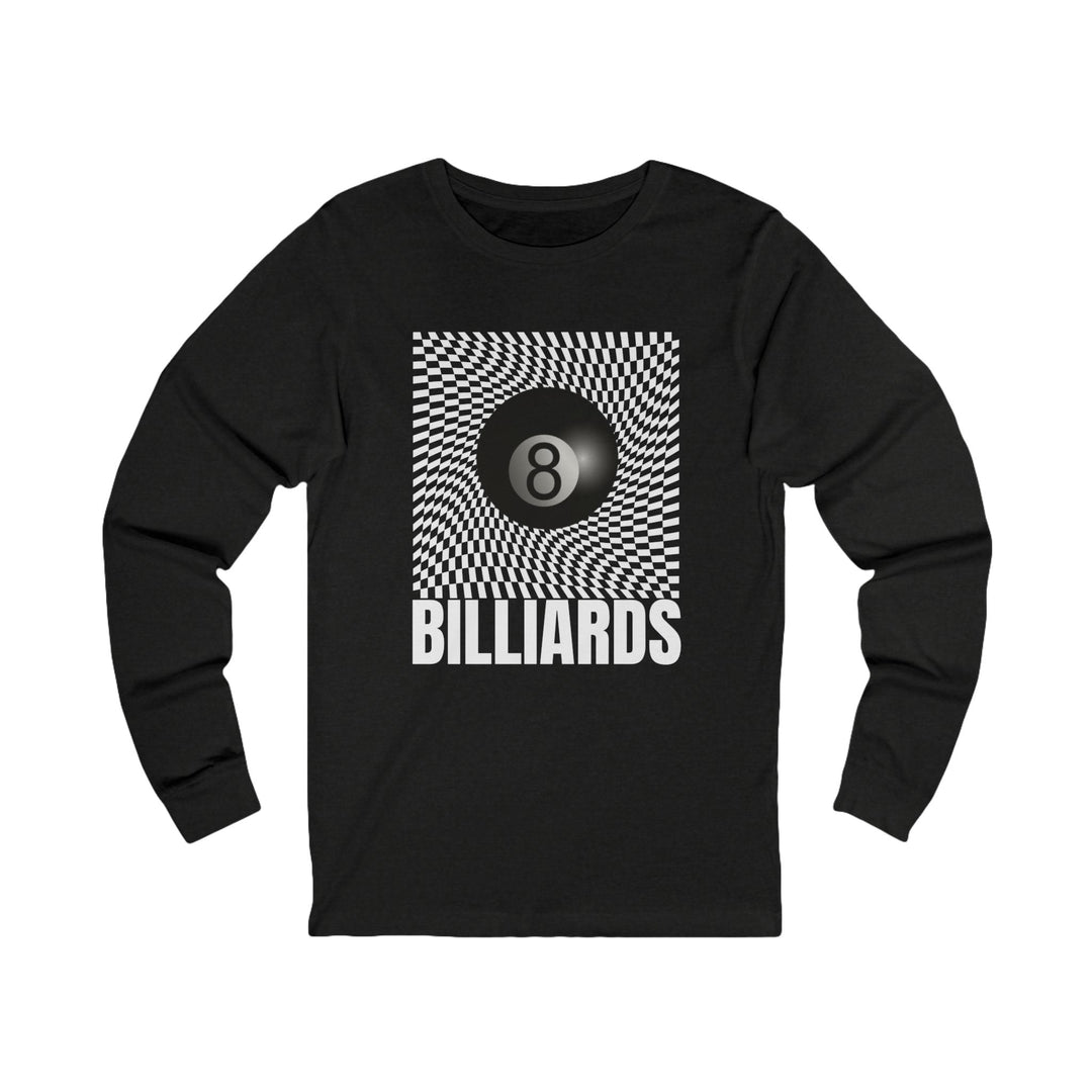 Billiards - Futuristic 8 Ball - Unisex Long Sleeve Tee - BFLY BILLIARDS