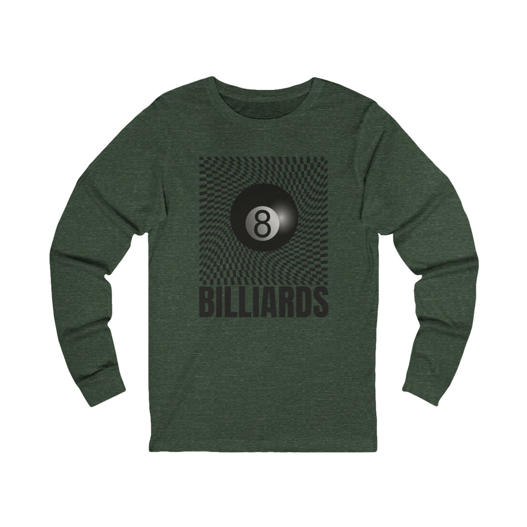 Billiards - Futuristic 8 Ball - Unisex Long Sleeve Tee - BFLY BILLIARDS