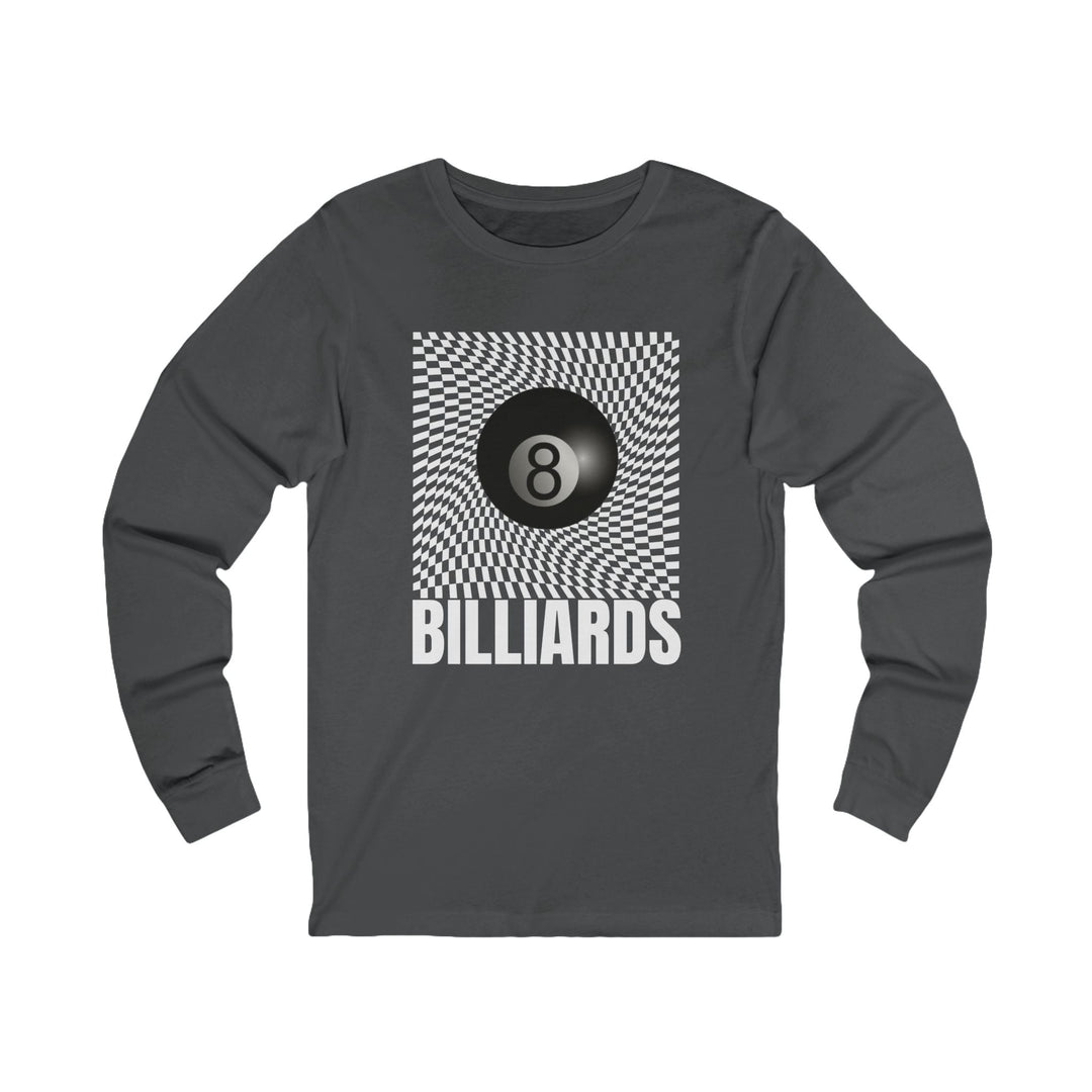 Billiards - Futuristic 8 Ball - Unisex Long Sleeve Tee - BFLY BILLIARDS
