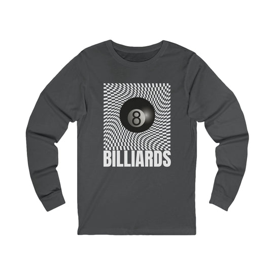 Billiards - Futuristic 8 Ball - Unisex Long Sleeve Tee - BFLY BILLIARDS