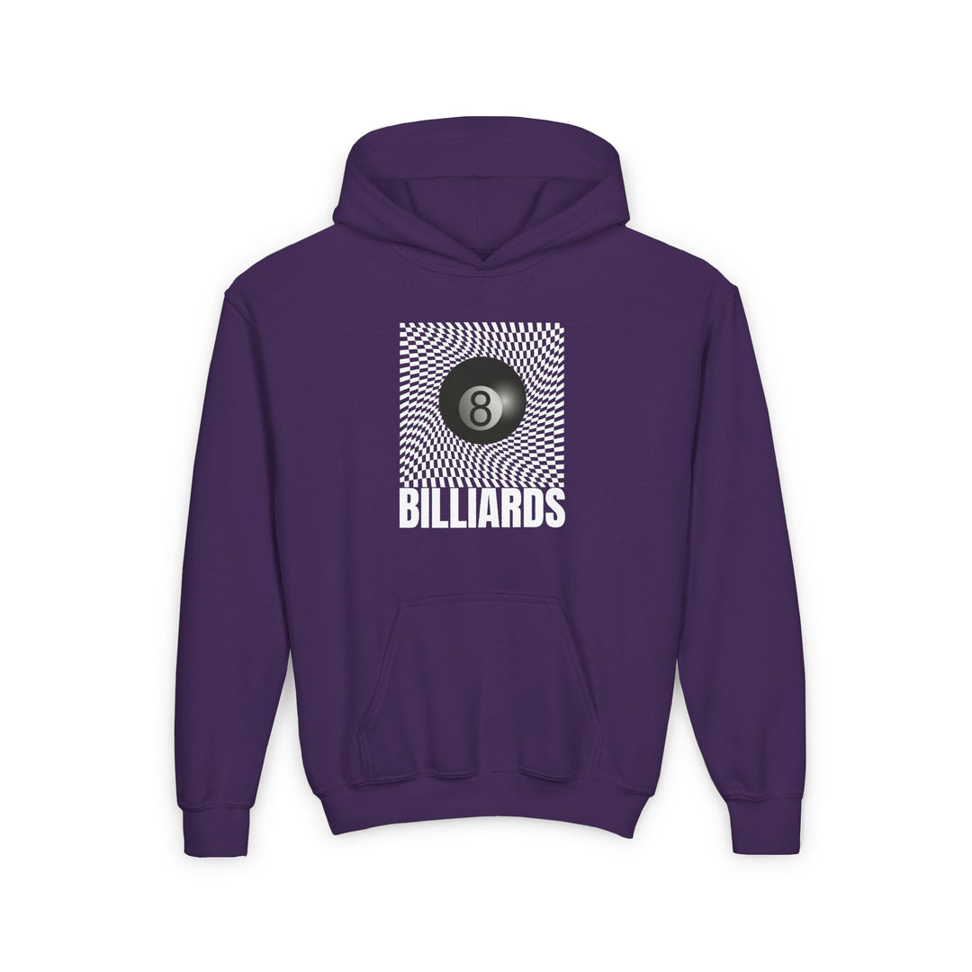 Billiards - Futuristic 8 Ball - Unisex Youth Pullover Hoodie - BFLY BILLIARDS