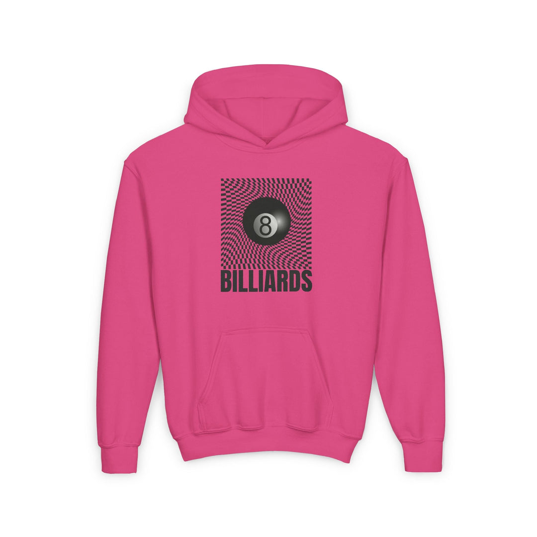 Billiards - Futuristic 8 Ball - Unisex Youth Pullover Hoodie - BFLY BILLIARDS