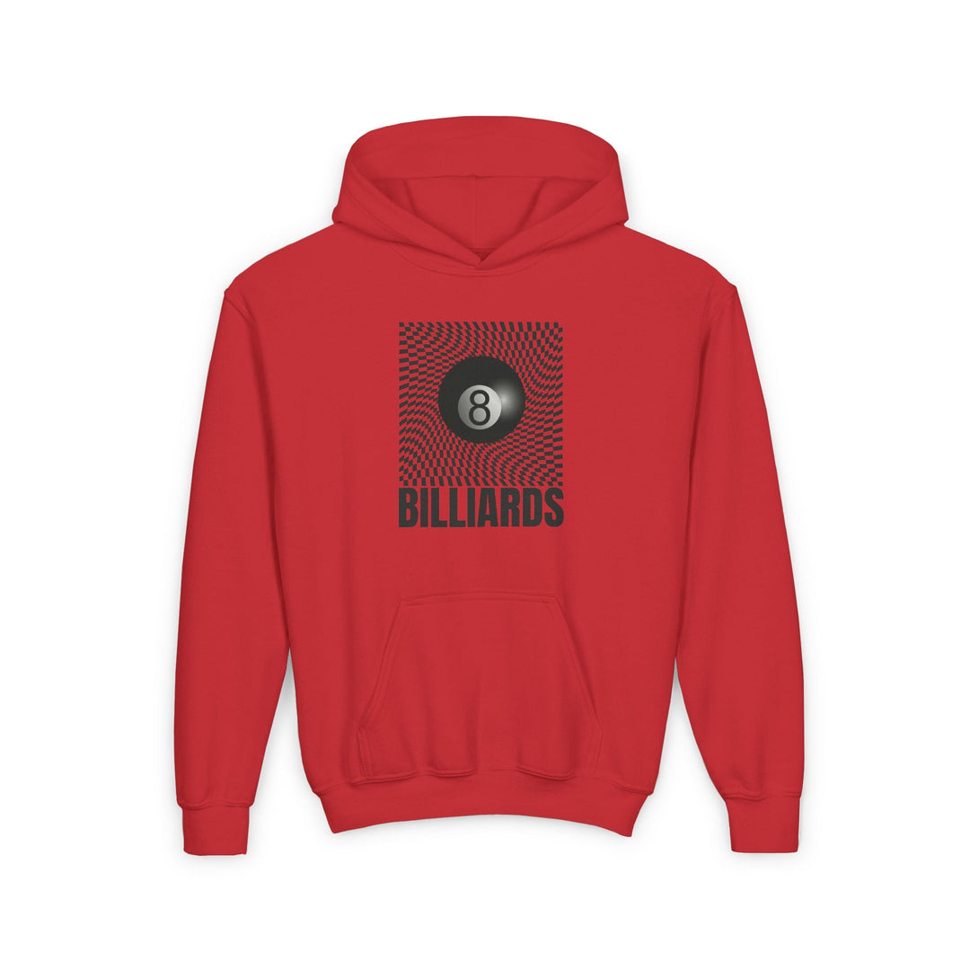 Billiards - Futuristic 8 Ball - Unisex Youth Pullover Hoodie - BFLY BILLIARDS
