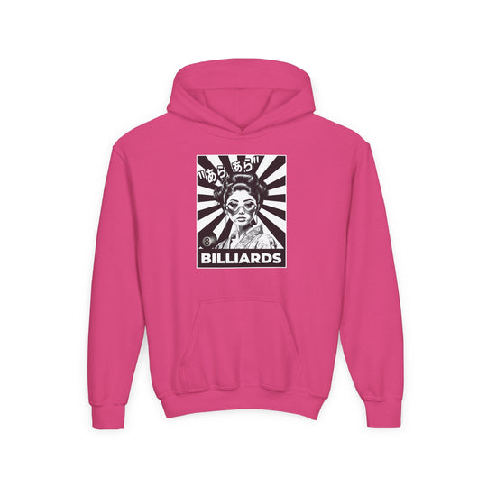 Billiards - Geisha Girl - Unisex Youth Pullover Hoodie - BFLY BILLIARDS