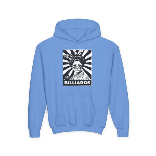 Billiards - Geisha Girl - Unisex Youth Pullover Hoodie - BFLY BILLIARDS