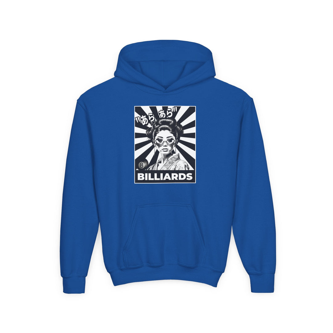 Billiards - Geisha Girl - Unisex Youth Pullover Hoodie - BFLY BILLIARDS