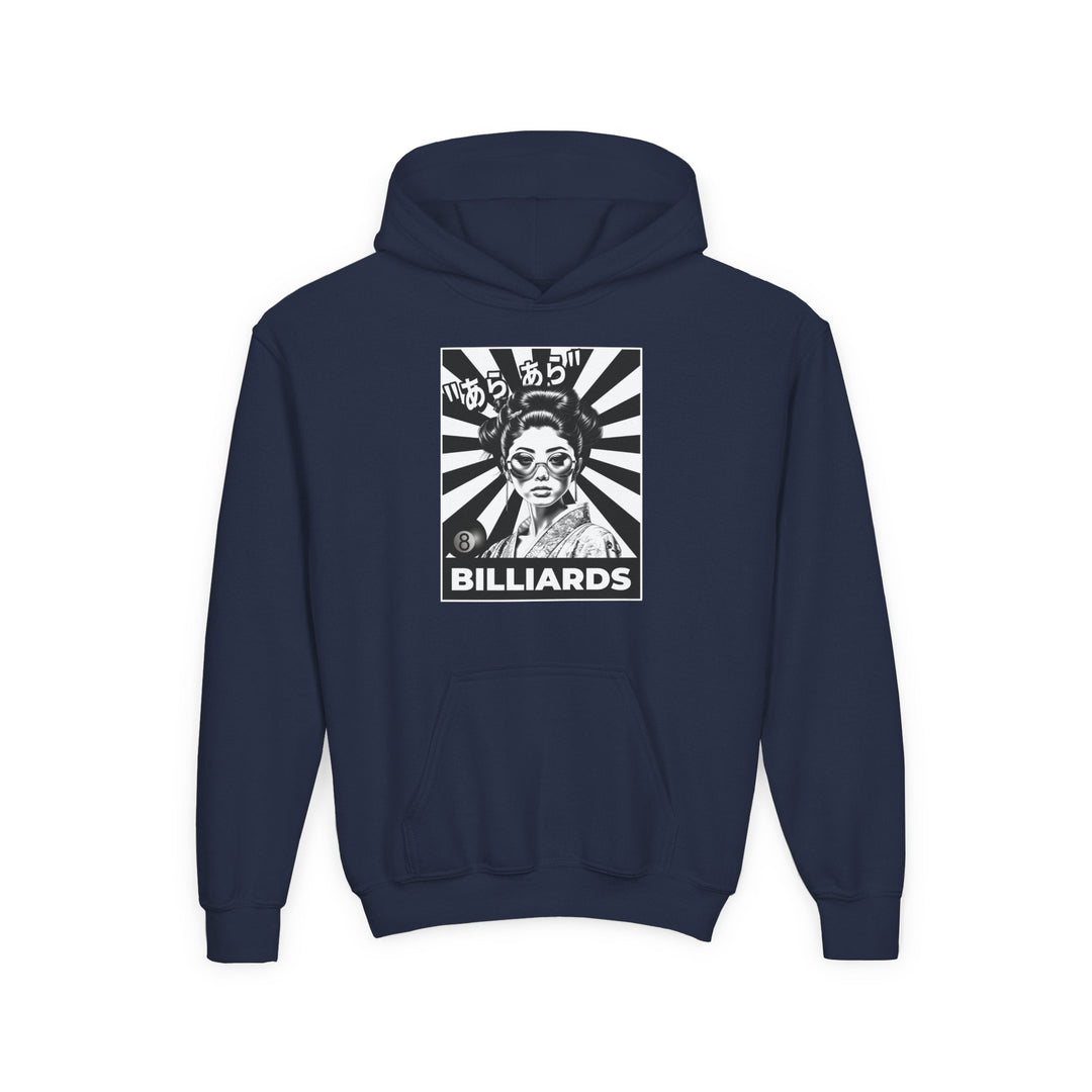 Billiards - Geisha Girl - Unisex Youth Pullover Hoodie - BFLY BILLIARDS