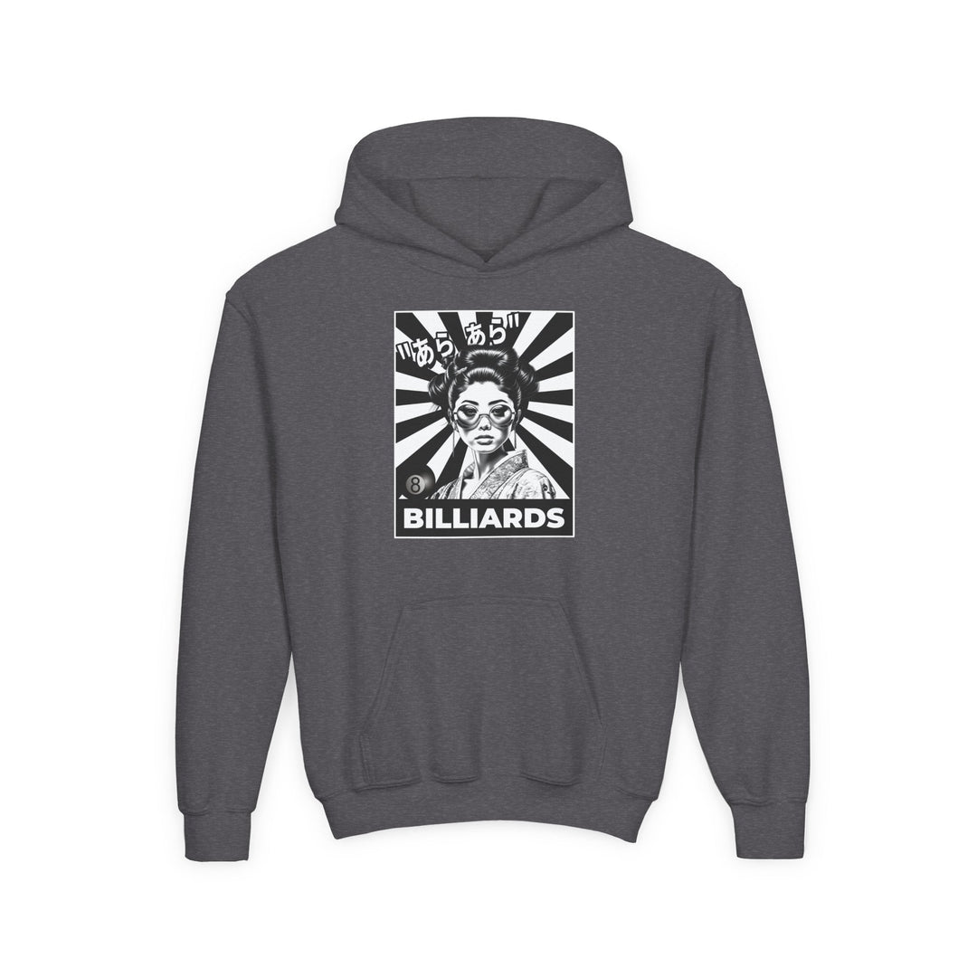 Billiards - Geisha Girl - Unisex Youth Pullover Hoodie - BFLY BILLIARDS