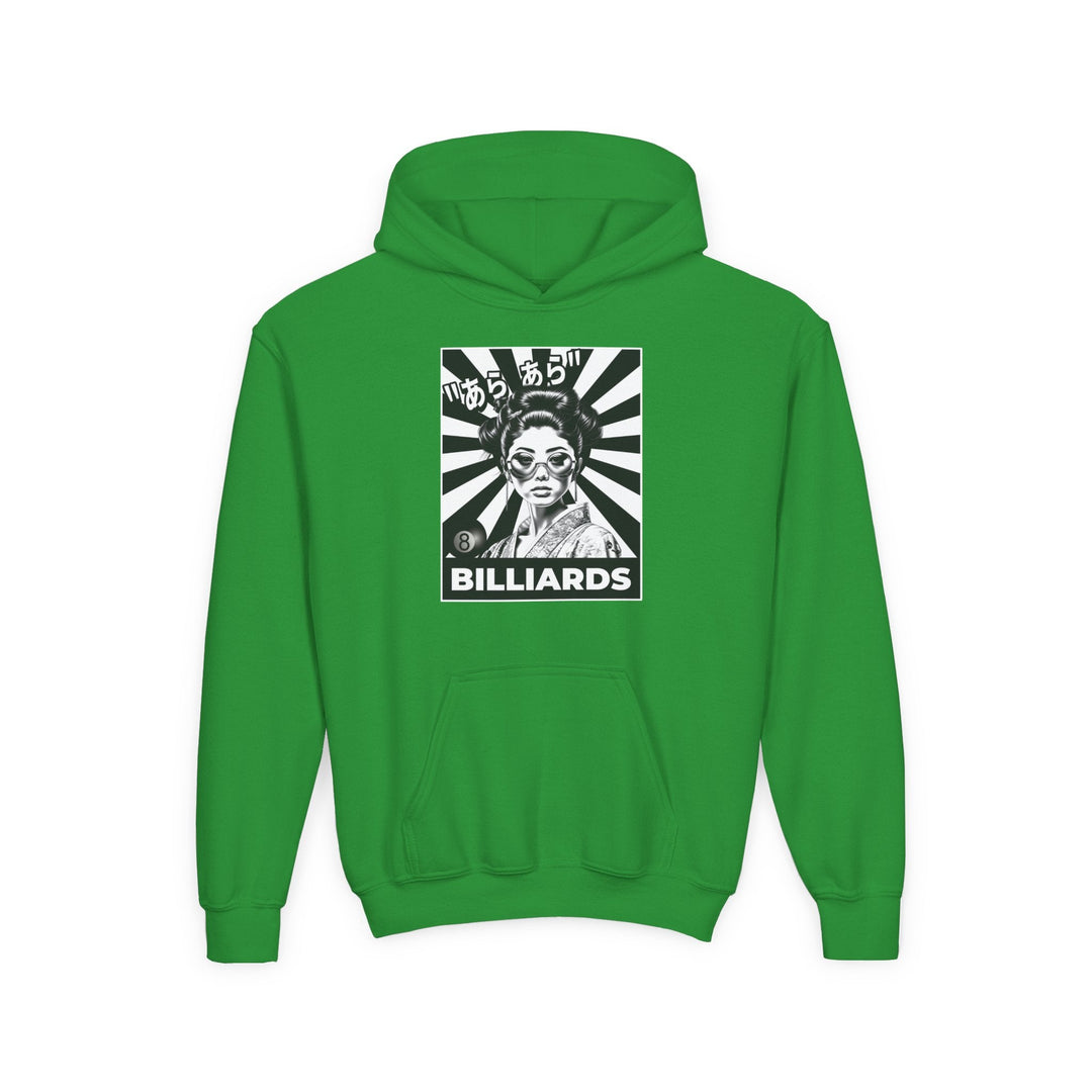 Billiards - Geisha Girl - Unisex Youth Pullover Hoodie - BFLY BILLIARDS