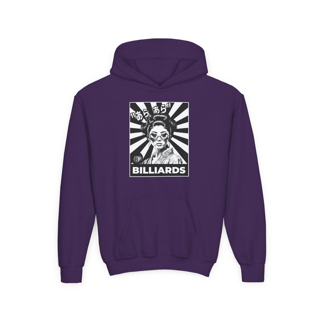 Billiards - Geisha Girl - Unisex Youth Pullover Hoodie - BFLY BILLIARDS