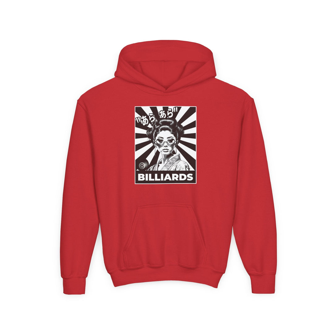Billiards - Geisha Girl - Unisex Youth Pullover Hoodie - BFLY BILLIARDS