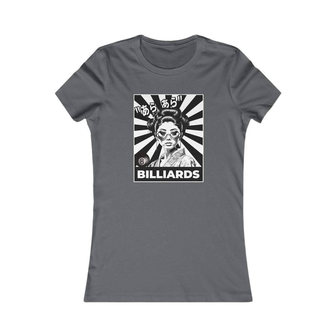Billiards - Geisha Girl - Women's Fitted Tee - BFLY BILLIARDS