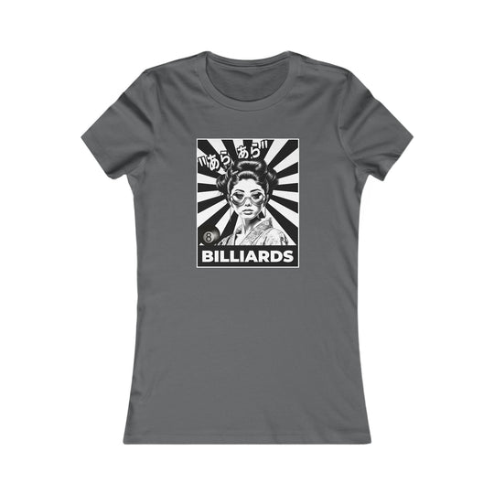 Billiards - Geisha Girl - Women's Fitted Tee - BFLY BILLIARDS