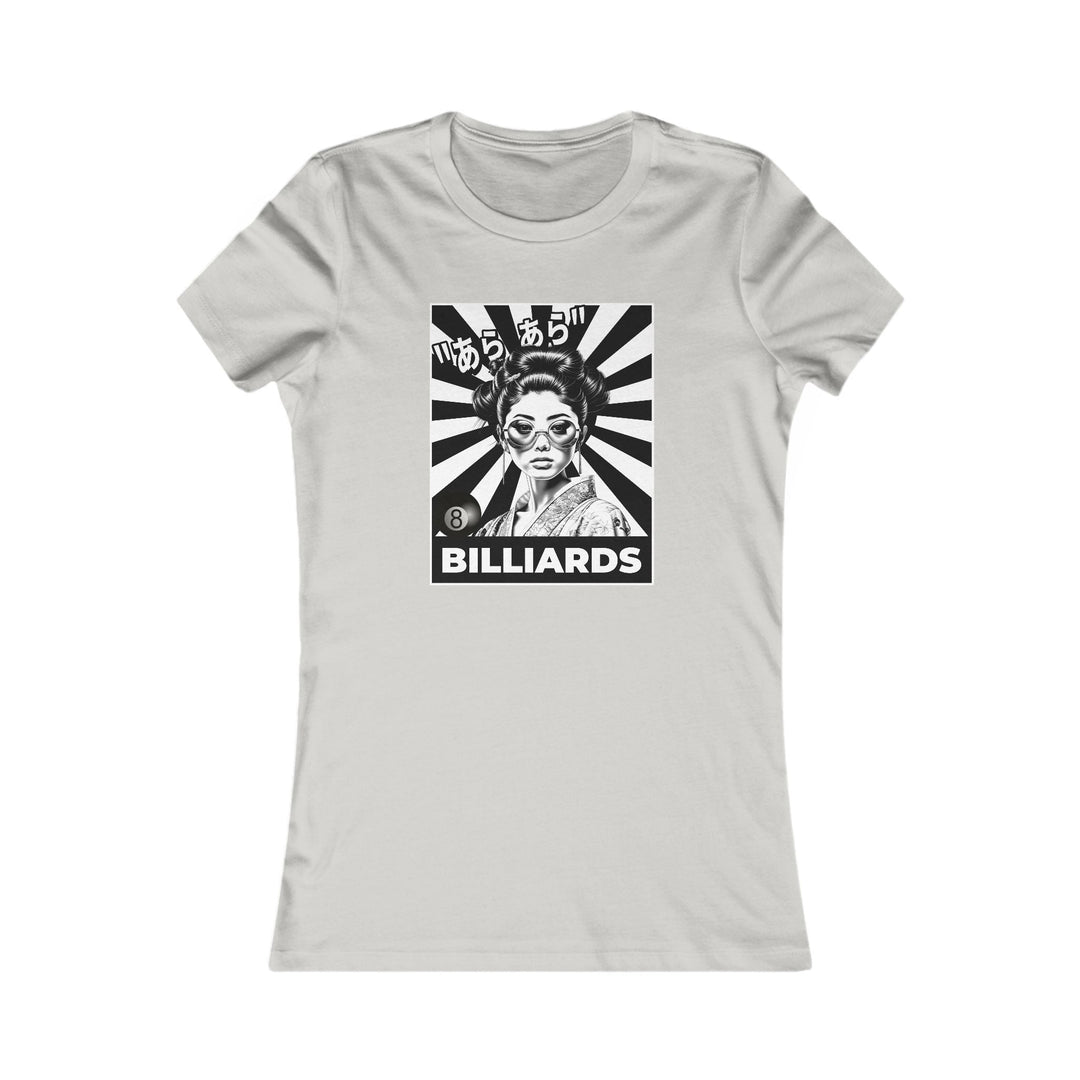 Billiards - Geisha Girl - Women's Fitted Tee - BFLY BILLIARDS