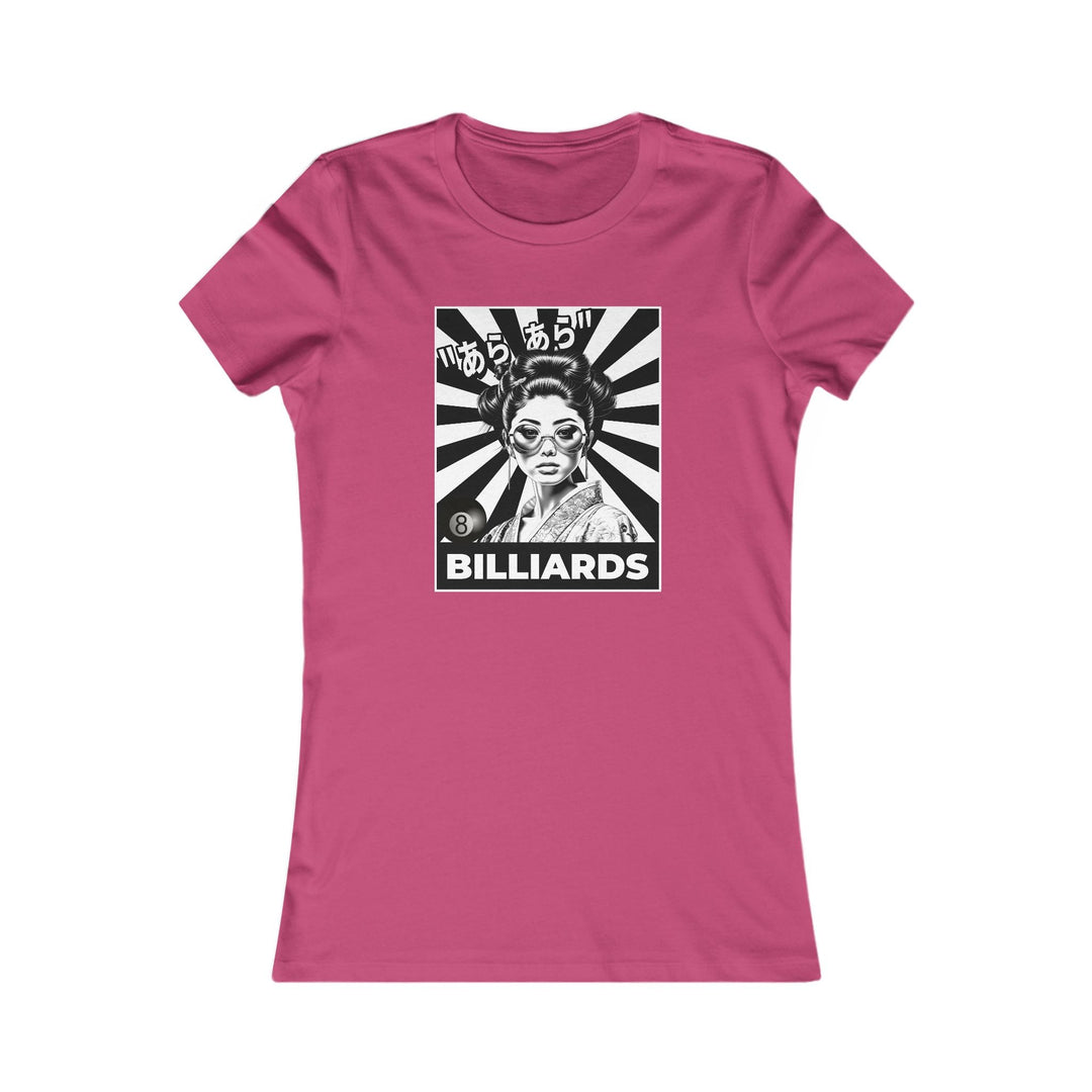 Billiards - Geisha Girl - Women's Fitted Tee - BFLY BILLIARDS