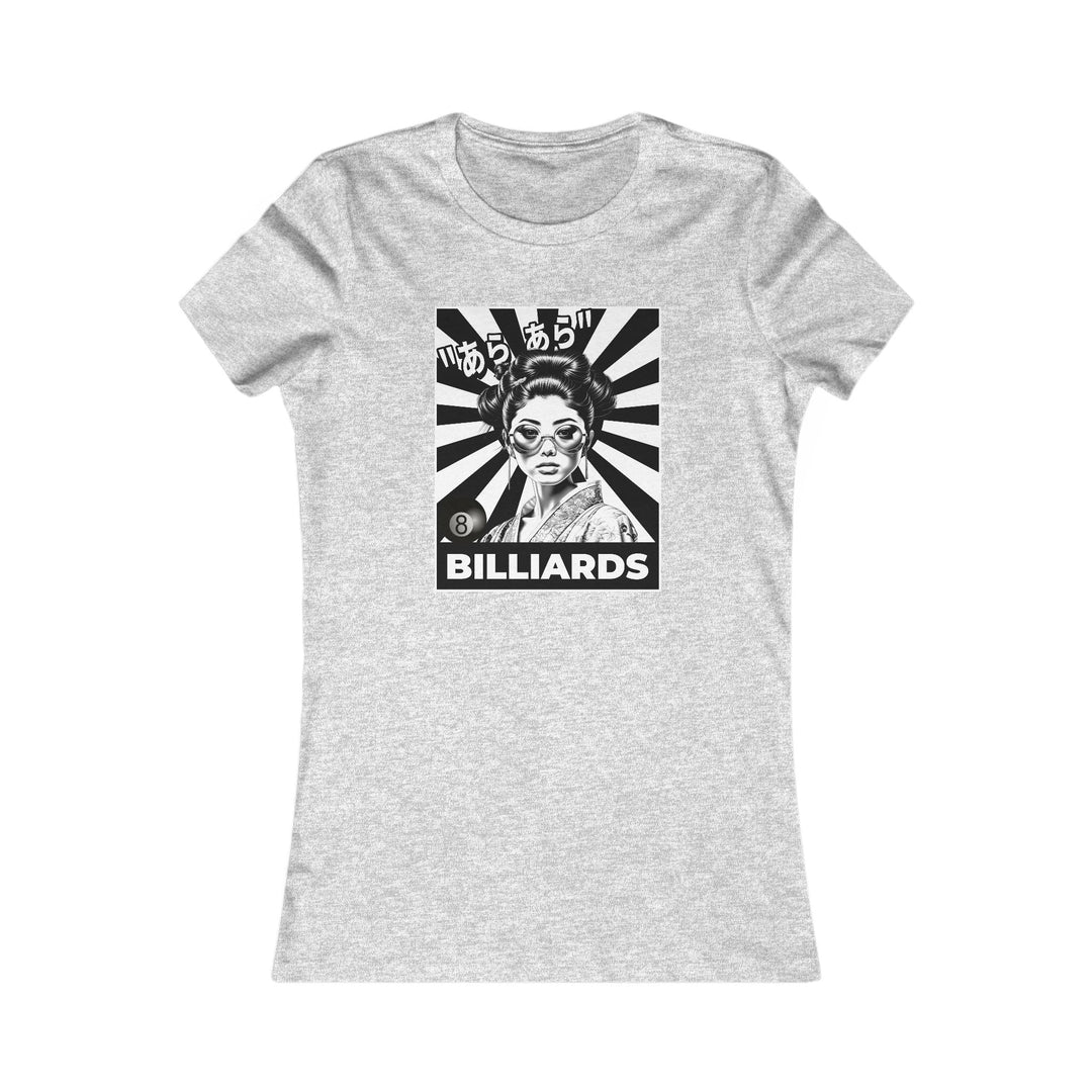 Billiards - Geisha Girl - Women's Fitted Tee - BFLY BILLIARDS