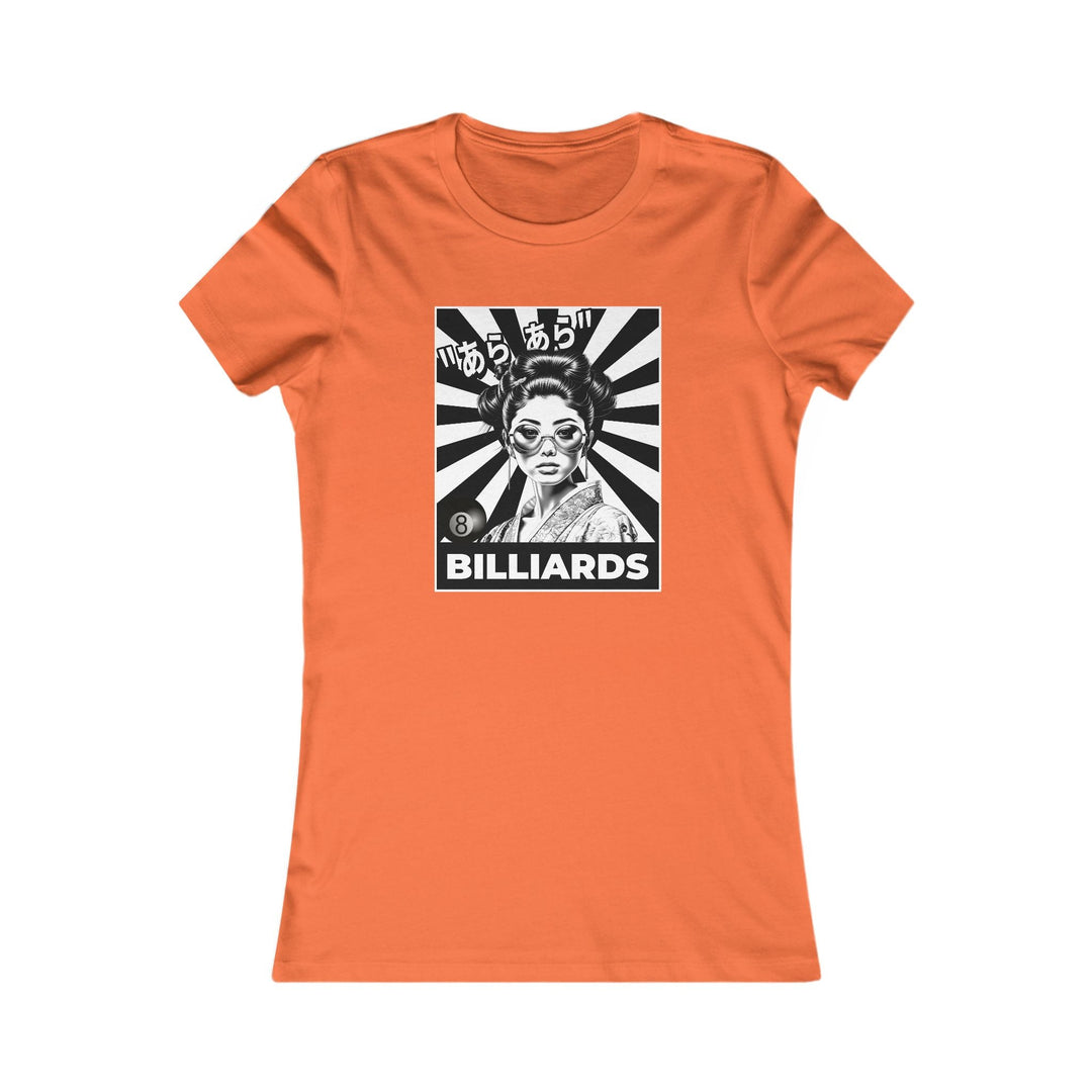 Billiards - Geisha Girl - Women's Fitted Tee - BFLY BILLIARDS