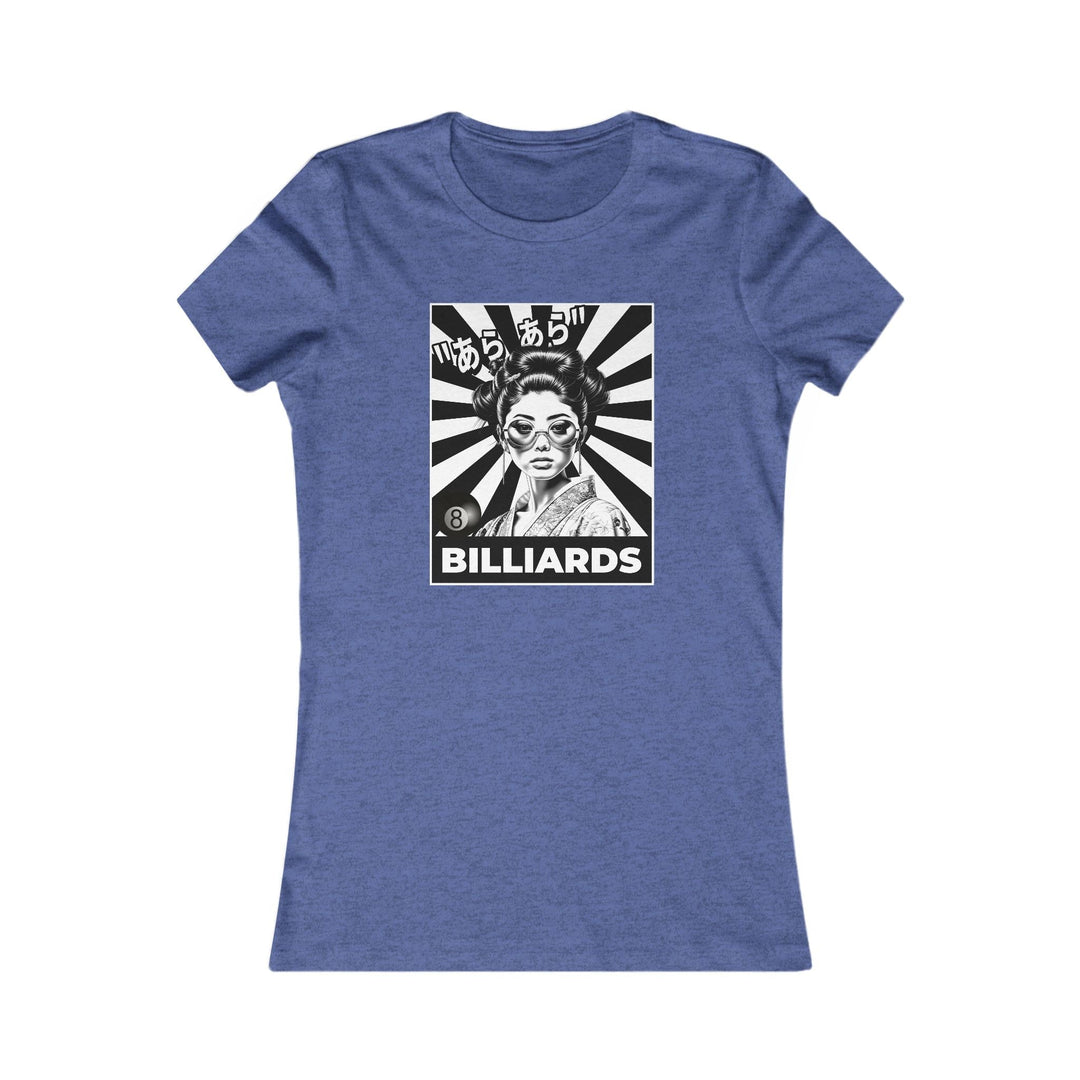 Billiards - Geisha Girl - Women's Fitted Tee - BFLY BILLIARDS