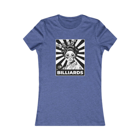 Billiards - Geisha Girl - Women's Fitted Tee - BFLY BILLIARDS