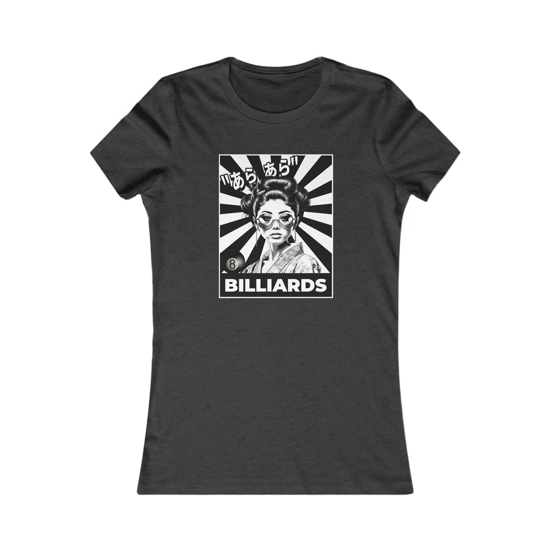 Billiards - Geisha Girl - Women's Fitted Tee - BFLY BILLIARDS