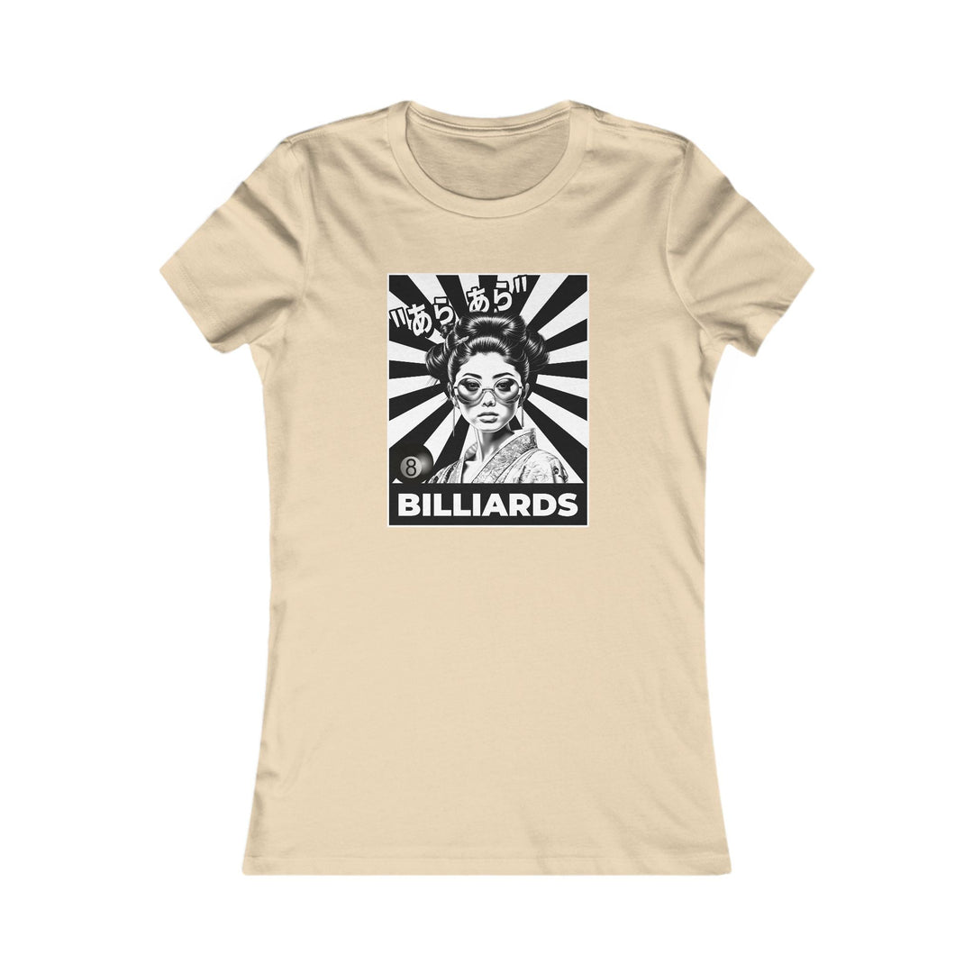 Billiards - Geisha Girl - Women's Fitted Tee - BFLY BILLIARDS