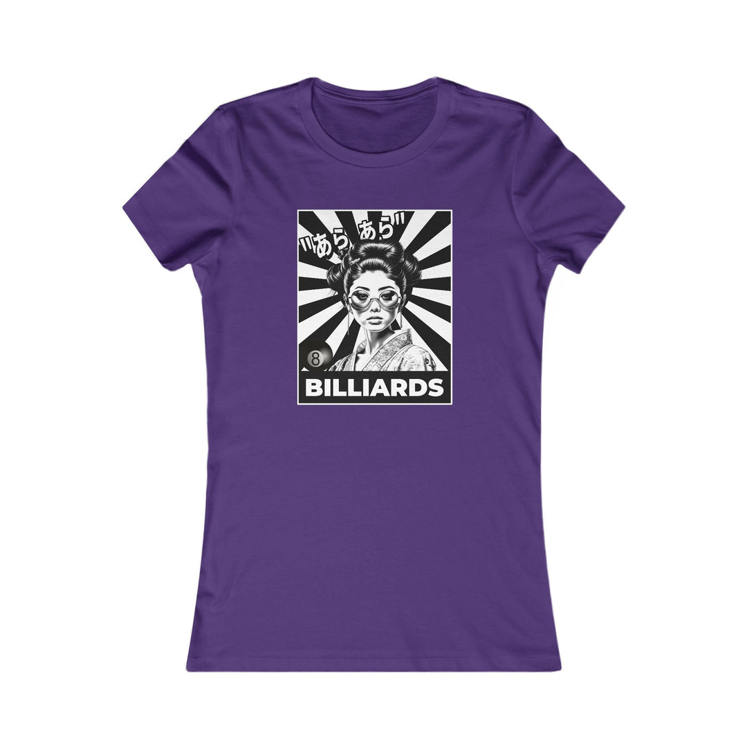 Billiards - Geisha Girl - Women's Fitted Tee - BFLY BILLIARDS