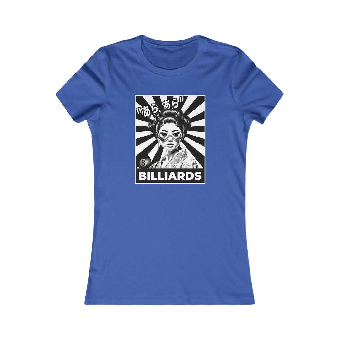 Billiards - Geisha Girl - Women's Fitted Tee - BFLY BILLIARDS