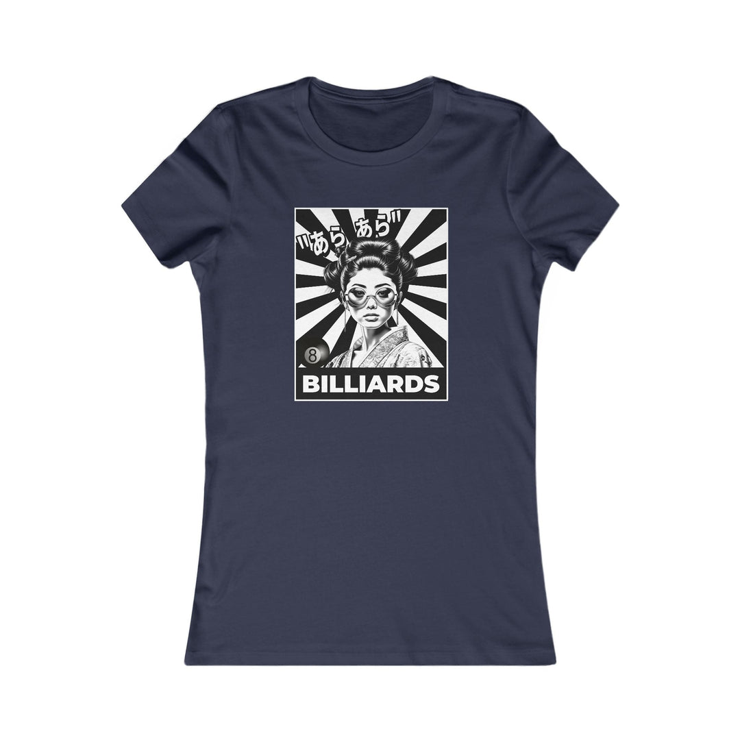 Billiards - Geisha Girl - Women's Fitted Tee - BFLY BILLIARDS
