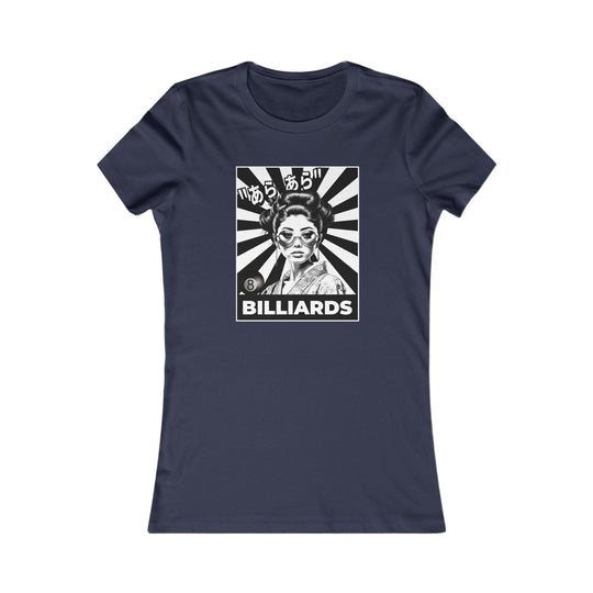 Billiards - Geisha Girl - Women's Fitted Tee - BFLY BILLIARDS
