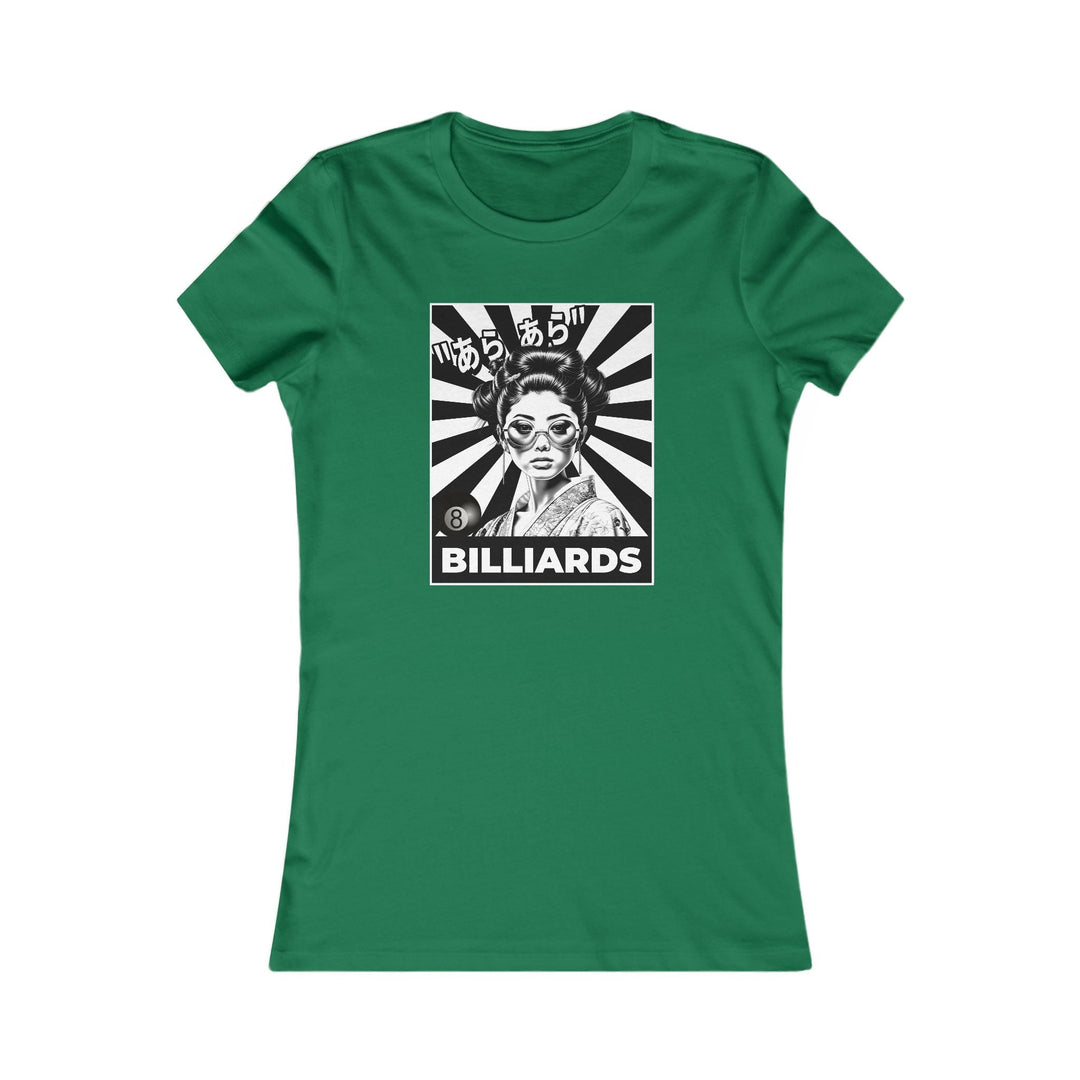Billiards - Geisha Girl - Women's Fitted Tee - BFLY BILLIARDS