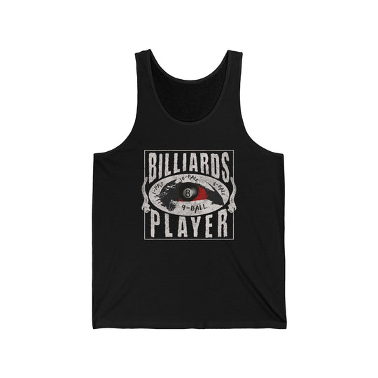 Billiards Player - Eye of the Storm - Unisex Tank Top - BFLY BILLIARDS