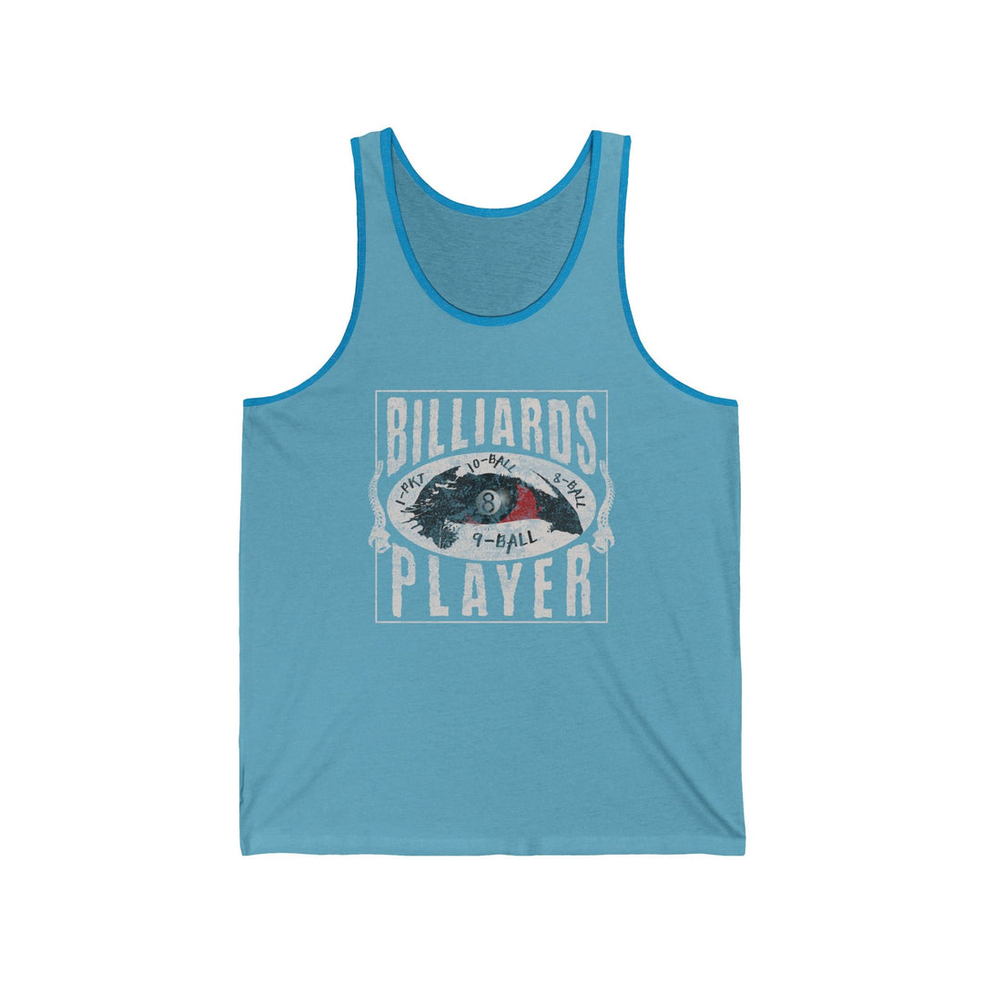 Billiards Player - Eye of the Storm - Unisex Tank Top - BFLY BILLIARDS