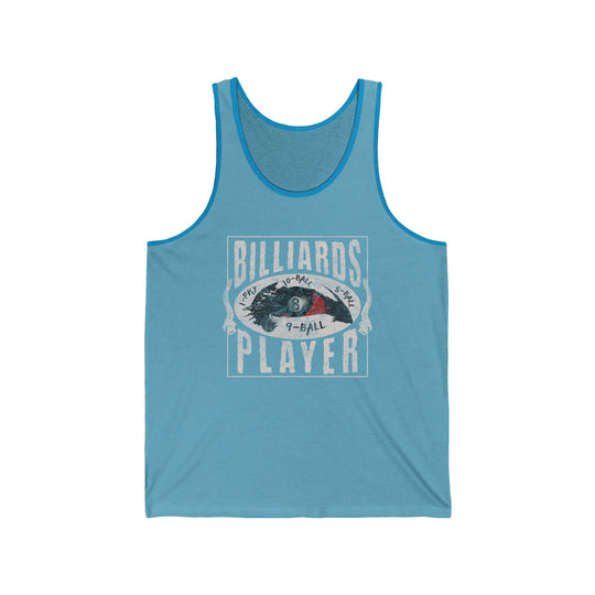Billiards Player - Eye of the Storm - Unisex Tank Top - BFLY BILLIARDS